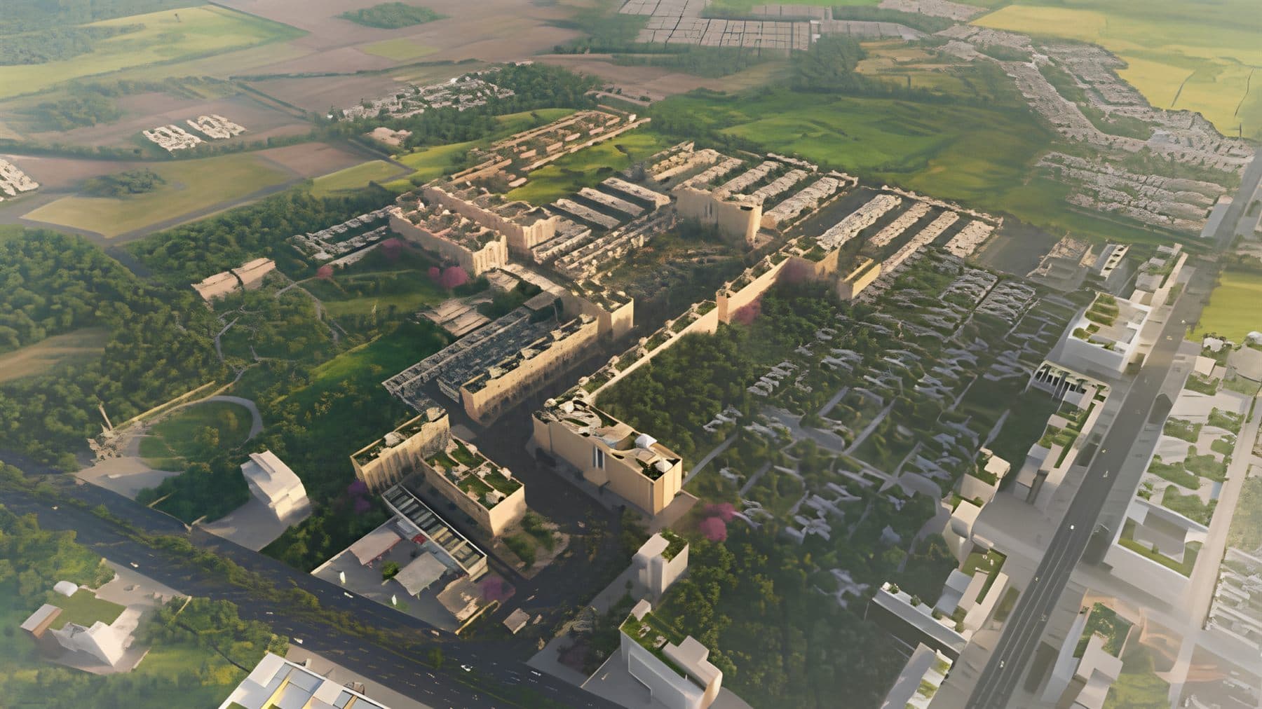 Sui Gas Society Lahore — established central residential area
